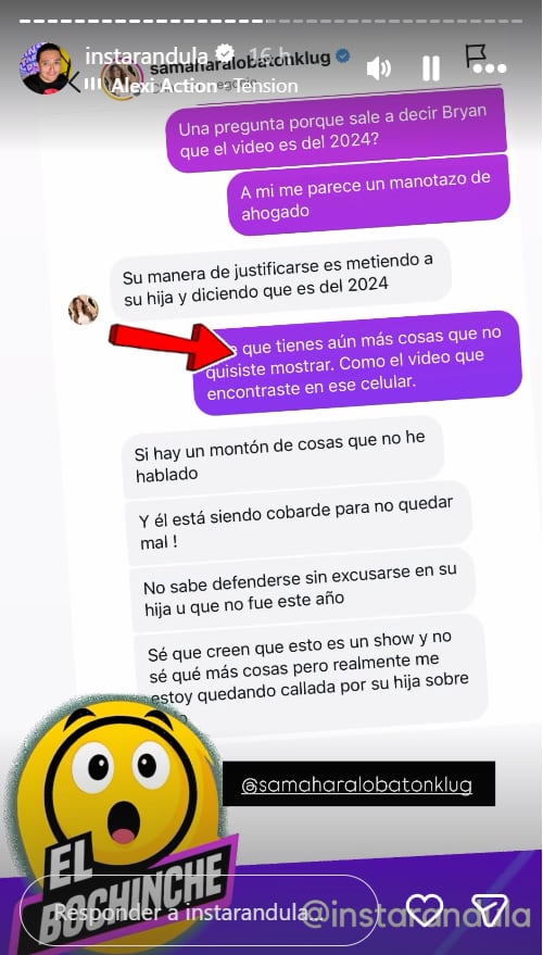 Samahara Lobatón y nuevas declaraciones tras revelarse video que confirmaría infidelidad de Bryan Torres.