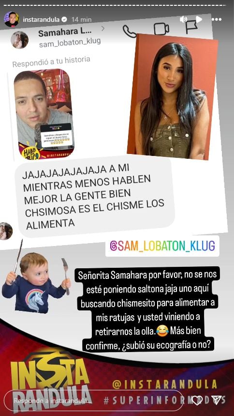 Samahara Lobatón se pronuncia tras rumores de embarazo