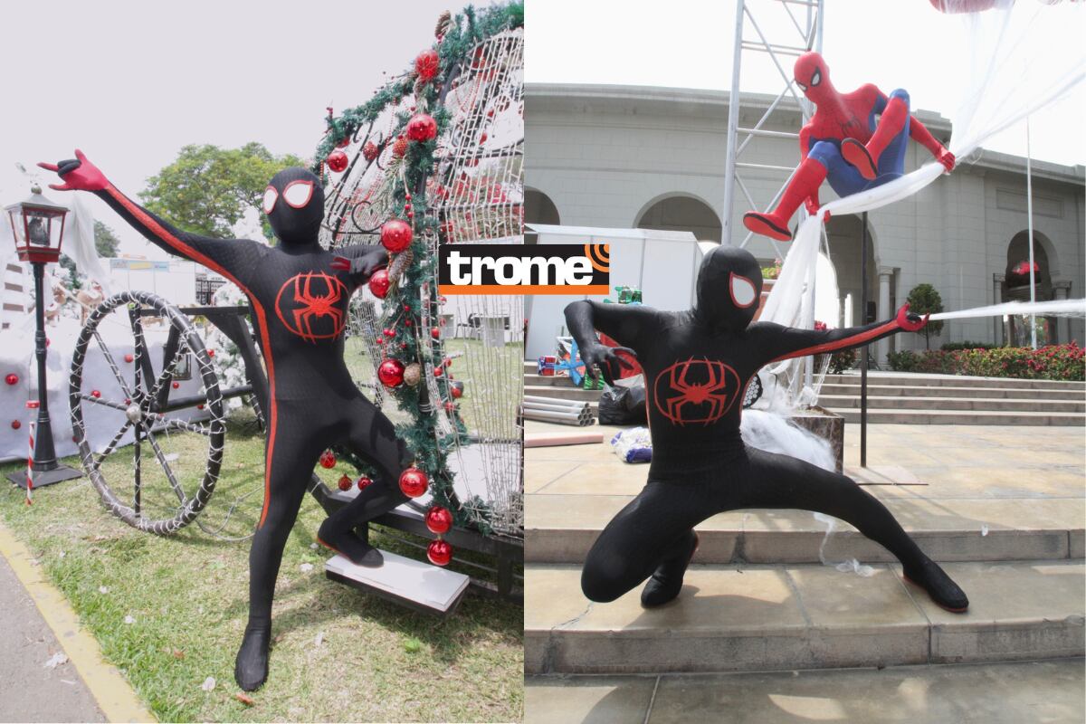 El estilo de este nuevo Hombre Araña dejó impactado a Iván Chavarría Matos, tanto que confeccionó su propio traje. Fotos: Composición / Alan Ramírez.