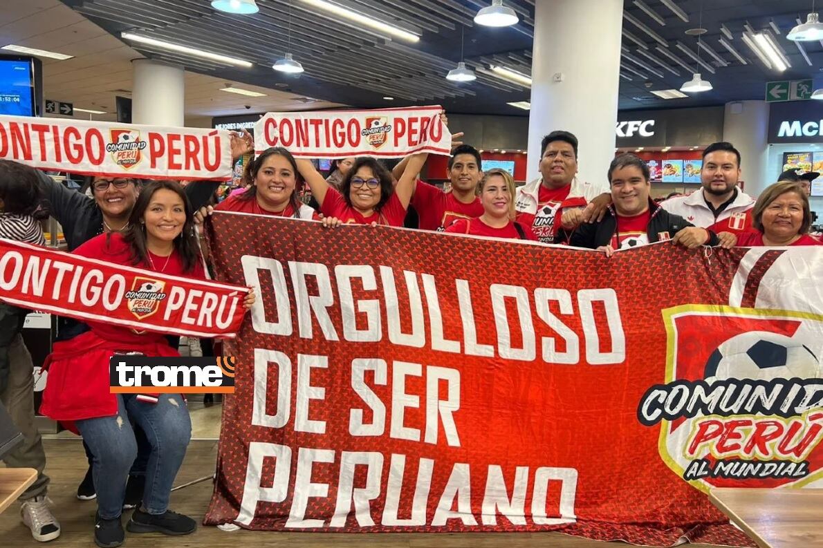 Comunidad de hinchas que siempre alienta a la selección peruana está presente en Ciudad del Este para armar la fiesta blanquirroja. (Entrevista: Isabel Medina / Trome).