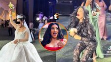 Michelle Soifer se lanza por bouquet en boda y termina en el suelo: “Si el ramo no viene a mí, yo voy...”