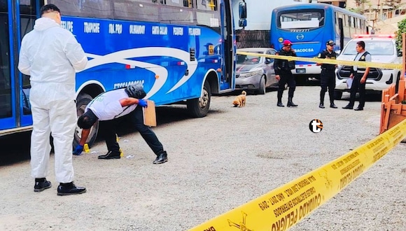 TROME | Extorsionadores disparan contra buses 'Los Azules' de Collique. Video: Panamericana