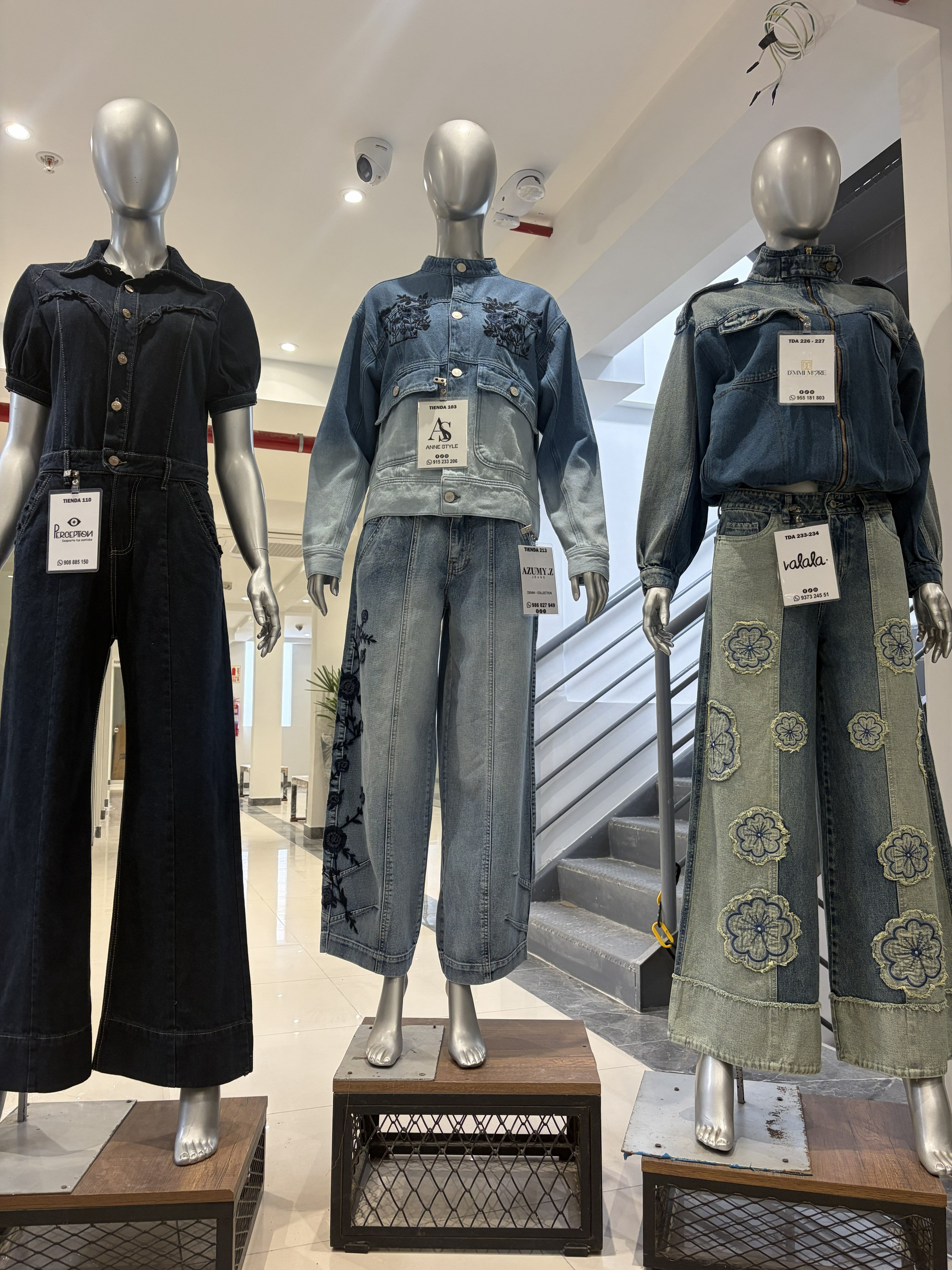 El denim es una tela muy versátil para crear diversos diseños. Foto: Katty Gines.