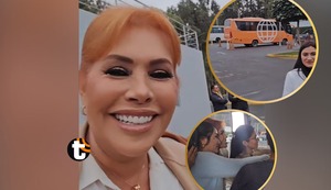 Magaly se muestra en América Tv con Ney y su productor: ¿Se muda a Pachacamac?
