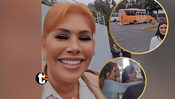 TROME - Magaly se muestra en América Tv con Ney y su productor: ¿Se muda a Pachacamac?