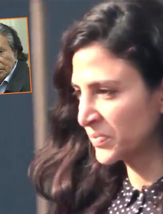 Chantal Toledo es captada tras visitar su padre Alejandro Toledo en el penal de Barbadillo | VIDEO