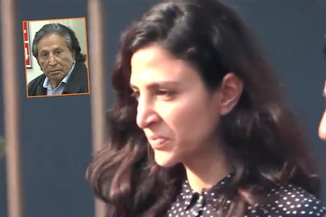 Chantal Toledo reaparece después de 15 años y es captada tras visitar a su padre Alejandro Toledo en pris...