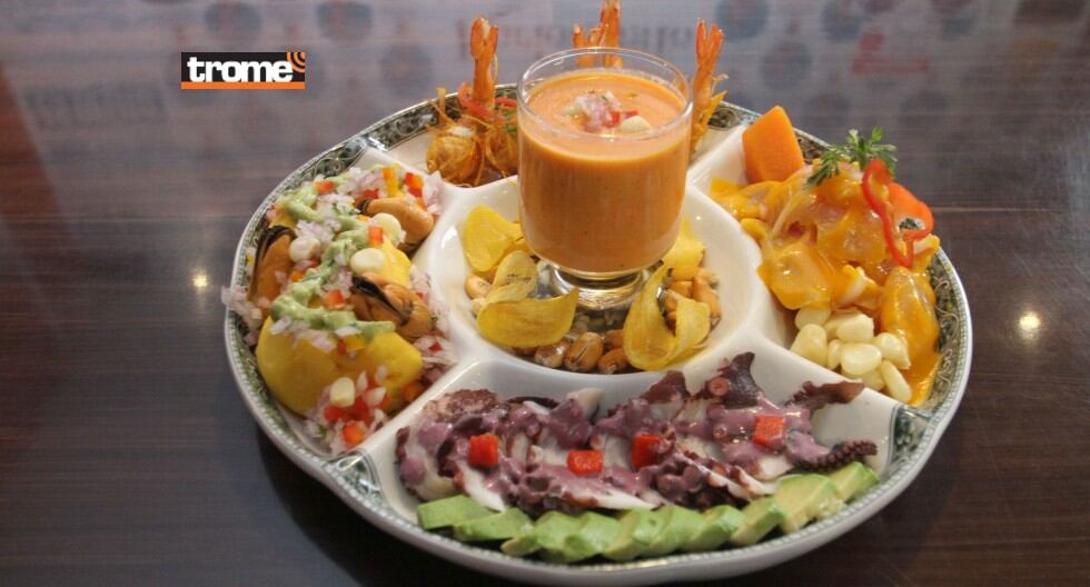 Restaurantes presentan deliciosos potajes por el partido Perú vs Ecuador, como 'Los cuatro del Tigre Gareca', de 'El Warique de Karlonchito'. (Trome / Alan Ramírez)