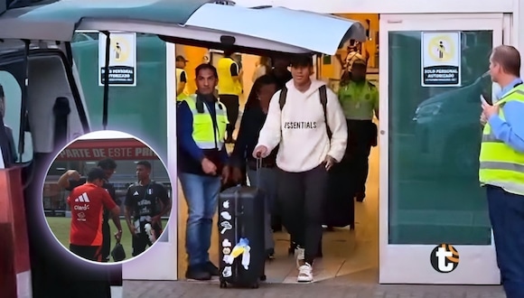 Llegada de Renato Tapia y Jesús Castillo a Lima