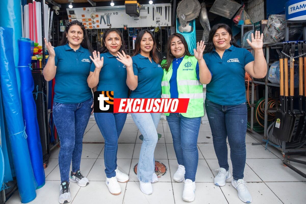 Claribel, emprendedora ferretera de Huacho. Foto: Britanie Arroyo / Exclusivo Trome.