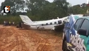 Tragedia en Brasil: Fuertes imágenes de la caída de avión comercial con 62 personas a bordo