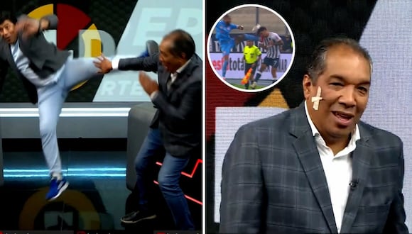 Sergio Ibarra imita jugada polémica