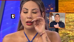 Pamela López llora al contar conversación que tuvo con Cueva antes de participar en ‘La Granja VIP’