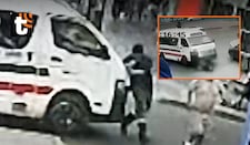 ¡Tragedia en SMP! Cámara capta el instante en el que joven muere tras ser arrollado por una combi