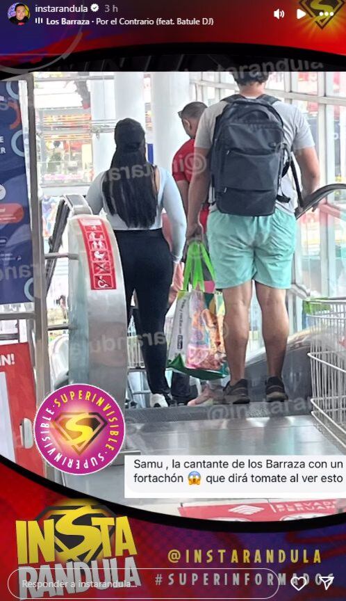 Cantante de Los Barraza con fortachón