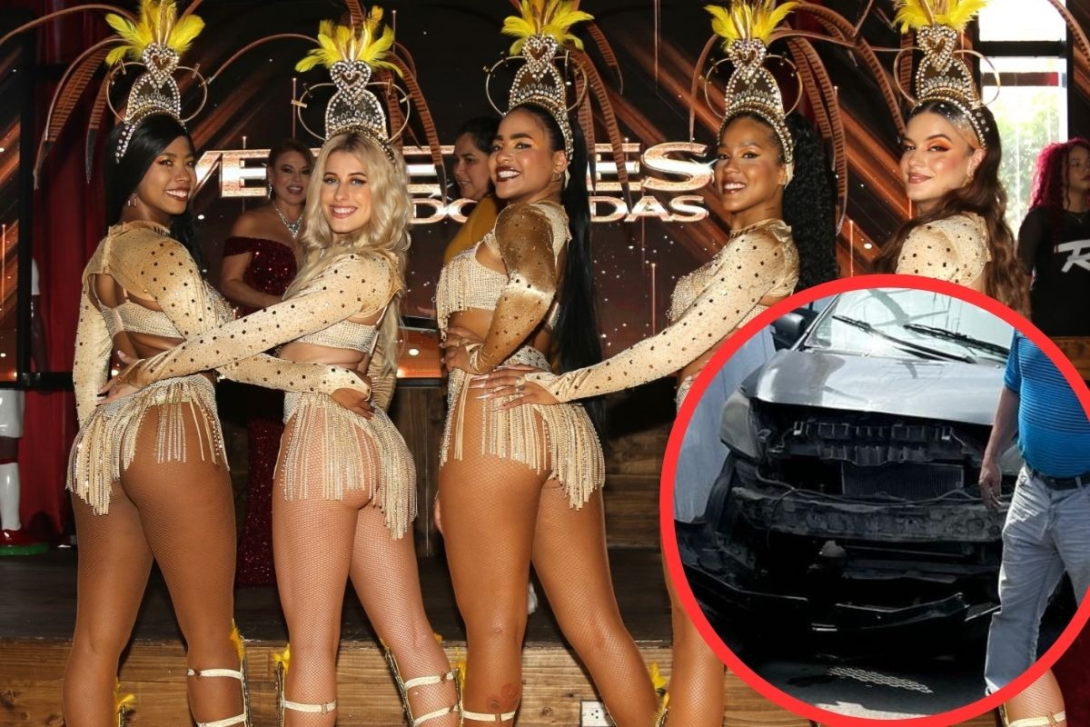 Las vedettes doradas sufrieron choque en la panamericana sur.