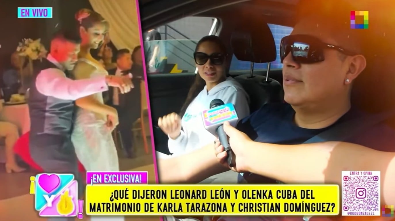 Olenka Cuba critica sesión de fotos de Karla Tarazona y Christian Domínguez.