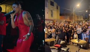 ¡Show terminó en pánico! Balacera interrumpe concierto callejero de Masiel Málaga en pleno estado de emergencia en el Callao