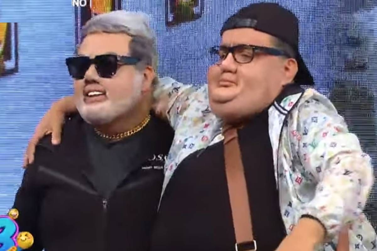 JB hizo el papel de su hermano Alfredo Benavides y éste, el de 'Chibolín' en La casa de Mascaly. (Captura JB en ATV)