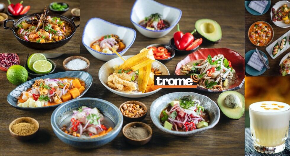Restaurantes peruanos también están presentes en Doha, la capital del Mundial de Qatar. Brillan con nuestra gastronomía. (Trome compos.)