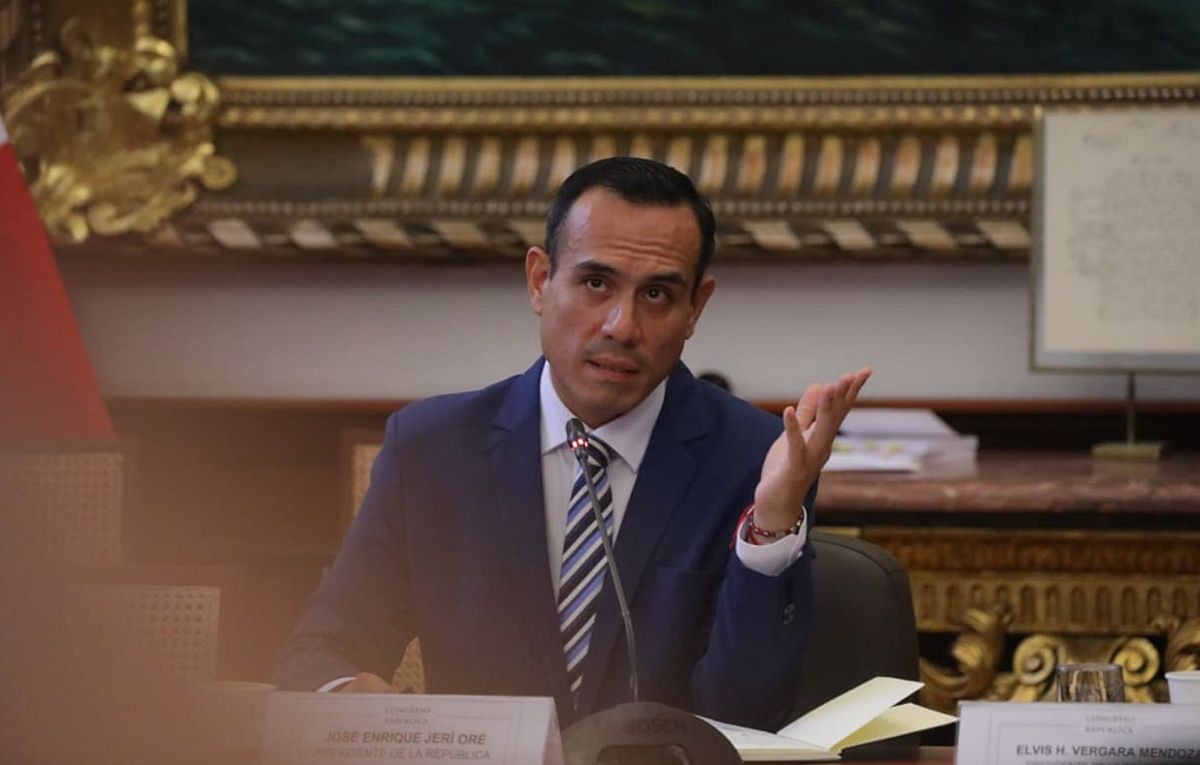 El presidente José Jerí se presentó ante la Comisión de Fiscalización del Congreso | Foto: Antonio Melgarejo/ @photo.gec