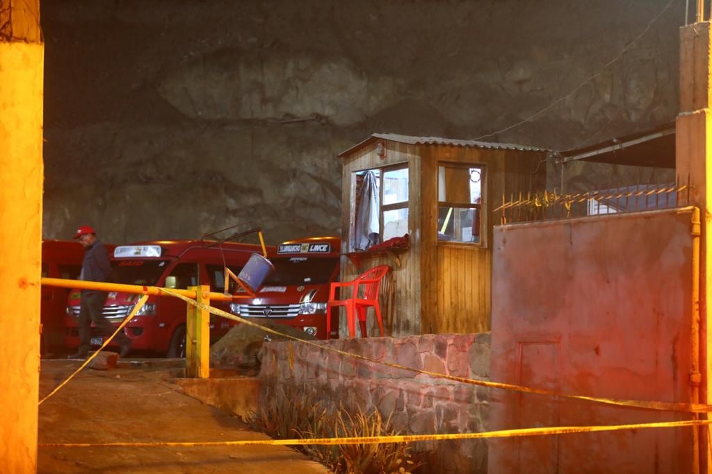 Caseta del vigilante acribillado, en San Juan de Lurigancho. (Foto: César Grados/@photo.gec)