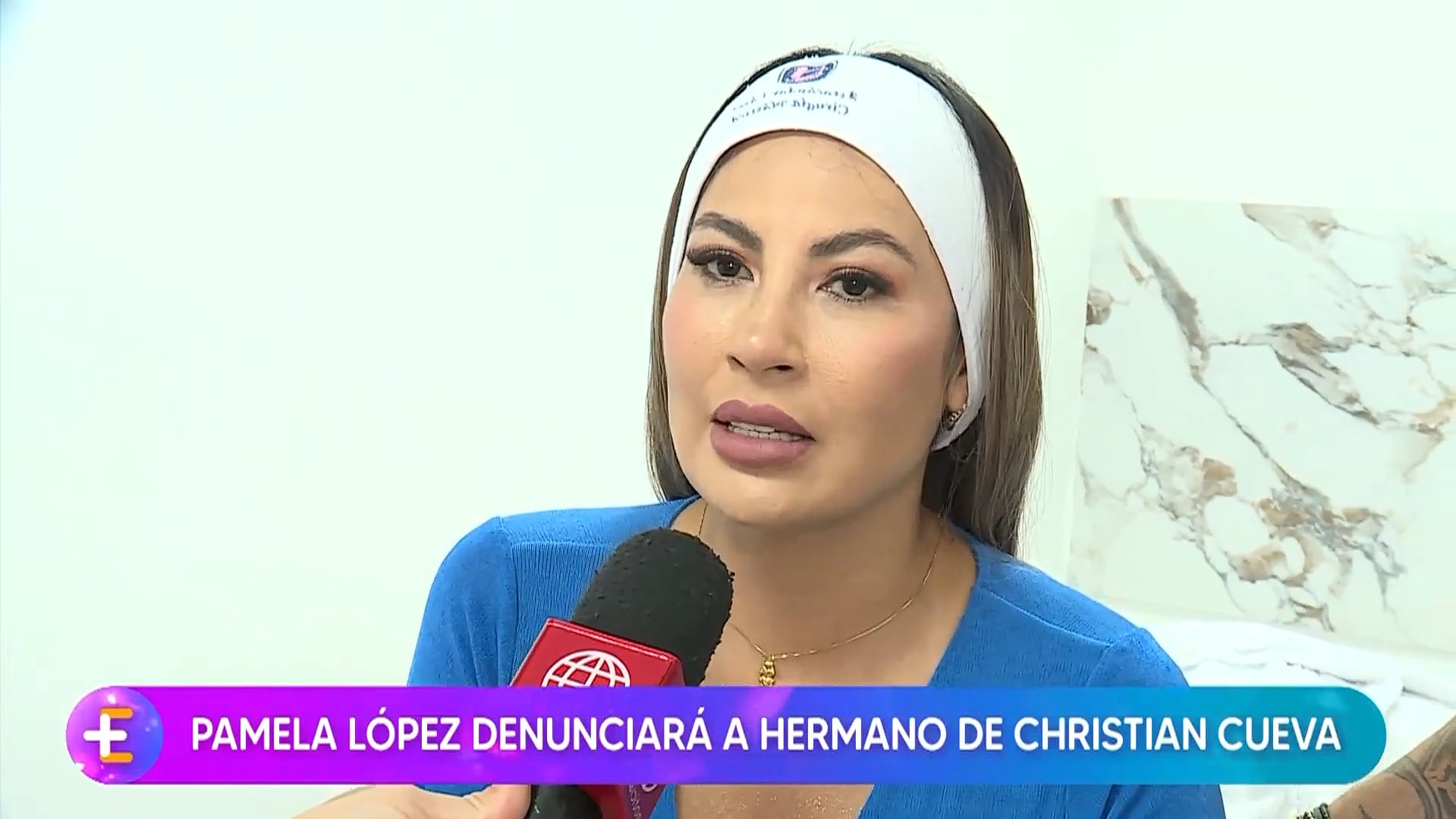 Trujillana arremete en contra de hermano de Cueva. (Foto: América TV)