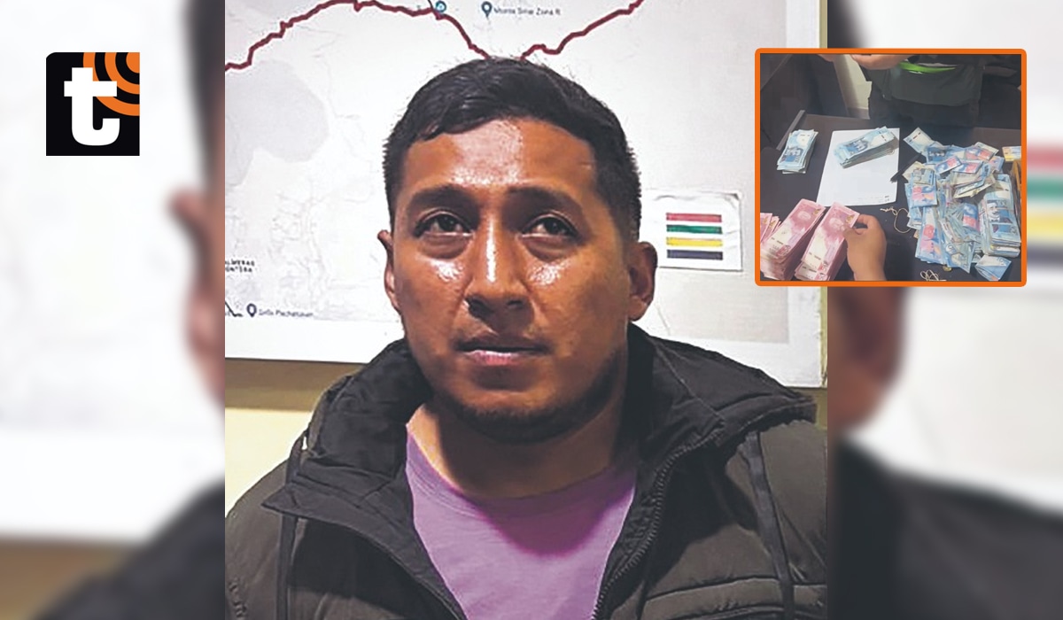 Hugo López Infante, de 31 años, quien fue intervenido la noche del viernes cuando intentaba llevarse una caja fuerte que contenía el dinero.