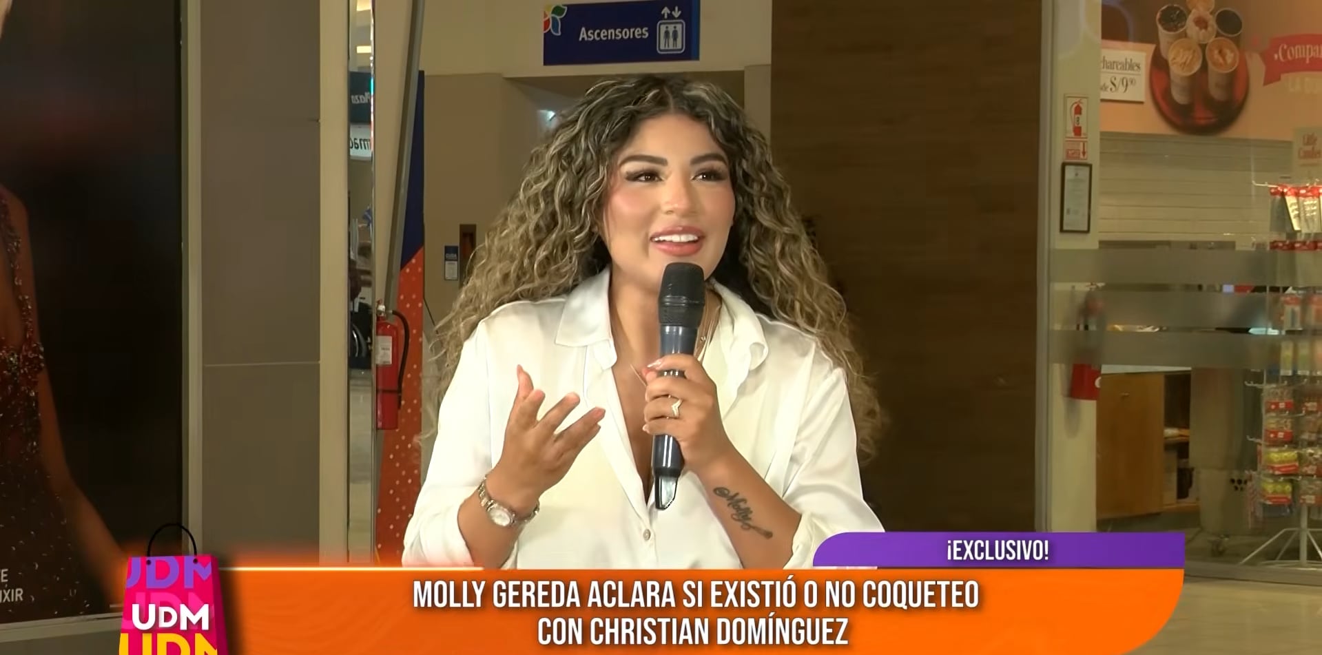 Cantante niega que haya tenido coqueteos con Christian Domínguez.