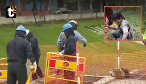 Pánico en La Victoria: Indigente sufre graves quemaduras al intentar robar cables eléctricos