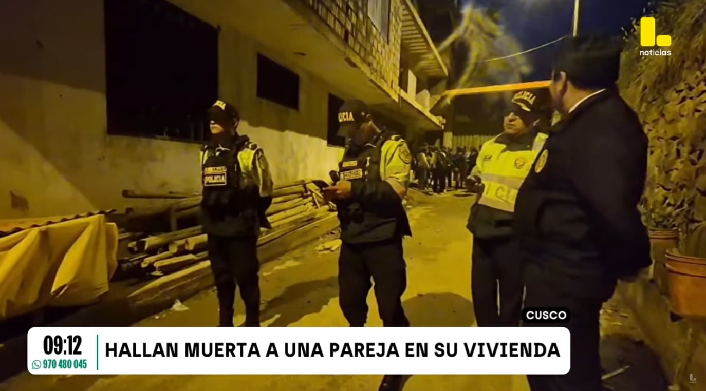 Familia de la pareja los visualizó sobre su cama, pero la policía confirmó el deceso de ambas personas.