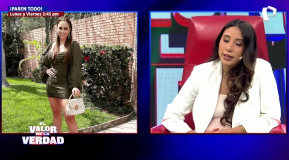 Samahara Lobatón confiesa en "El valor de la verdad" que Melissa Klug la castigaba duramente. (Foto: Captura de video)
