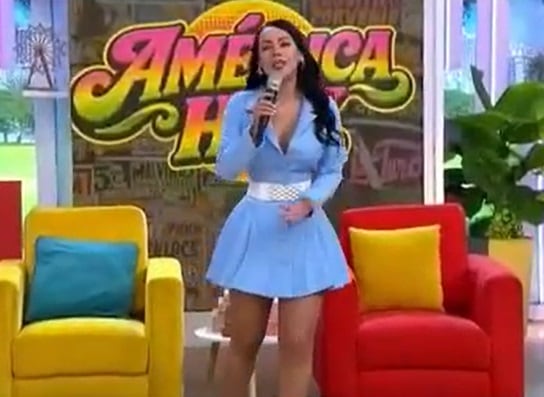 Dorita Orbegoso sorprende con diminuta cintura