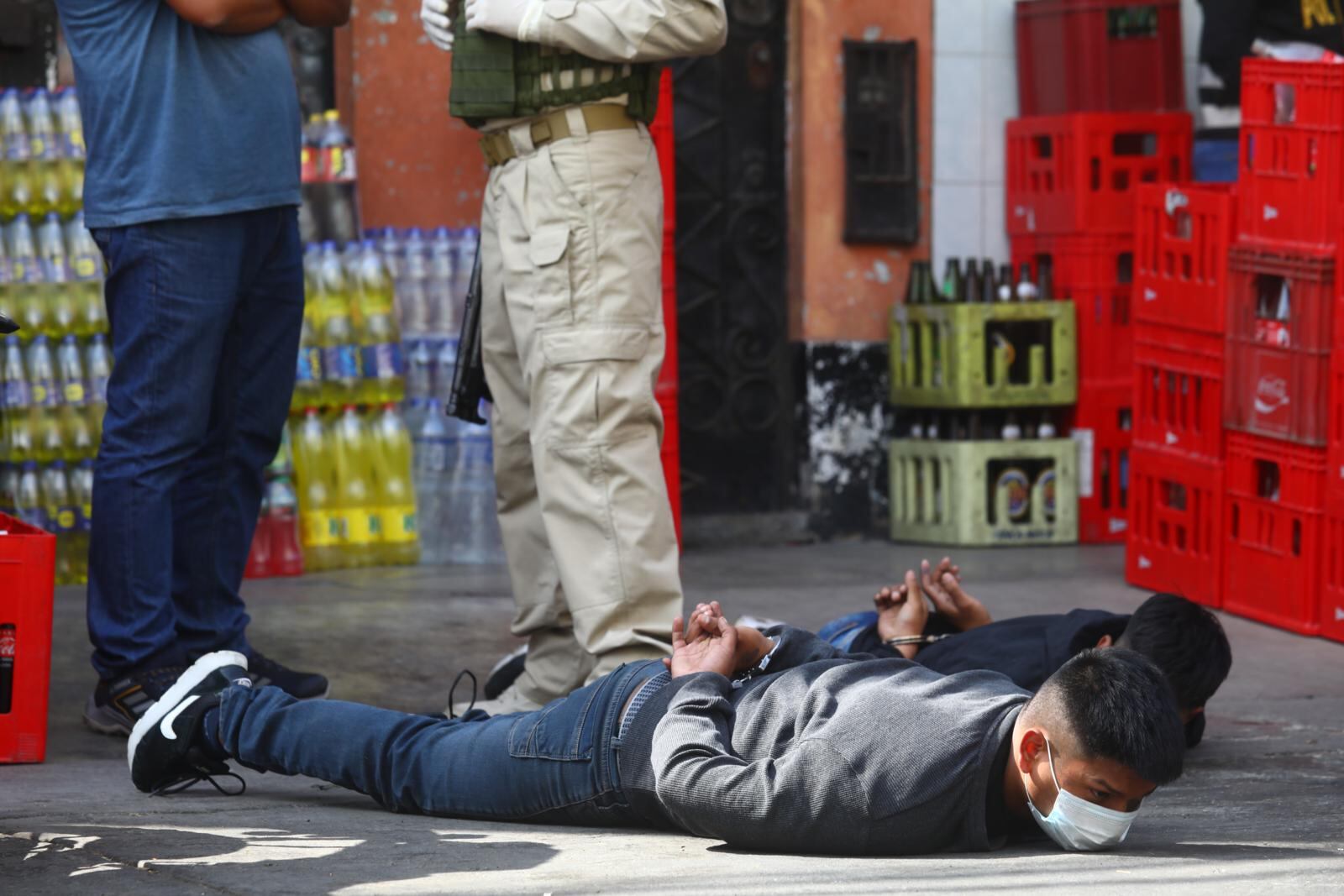 Sujetos armados iban a robar siete mil soles pero cayeron a balazos. | Foto: Gonzalo Córdova