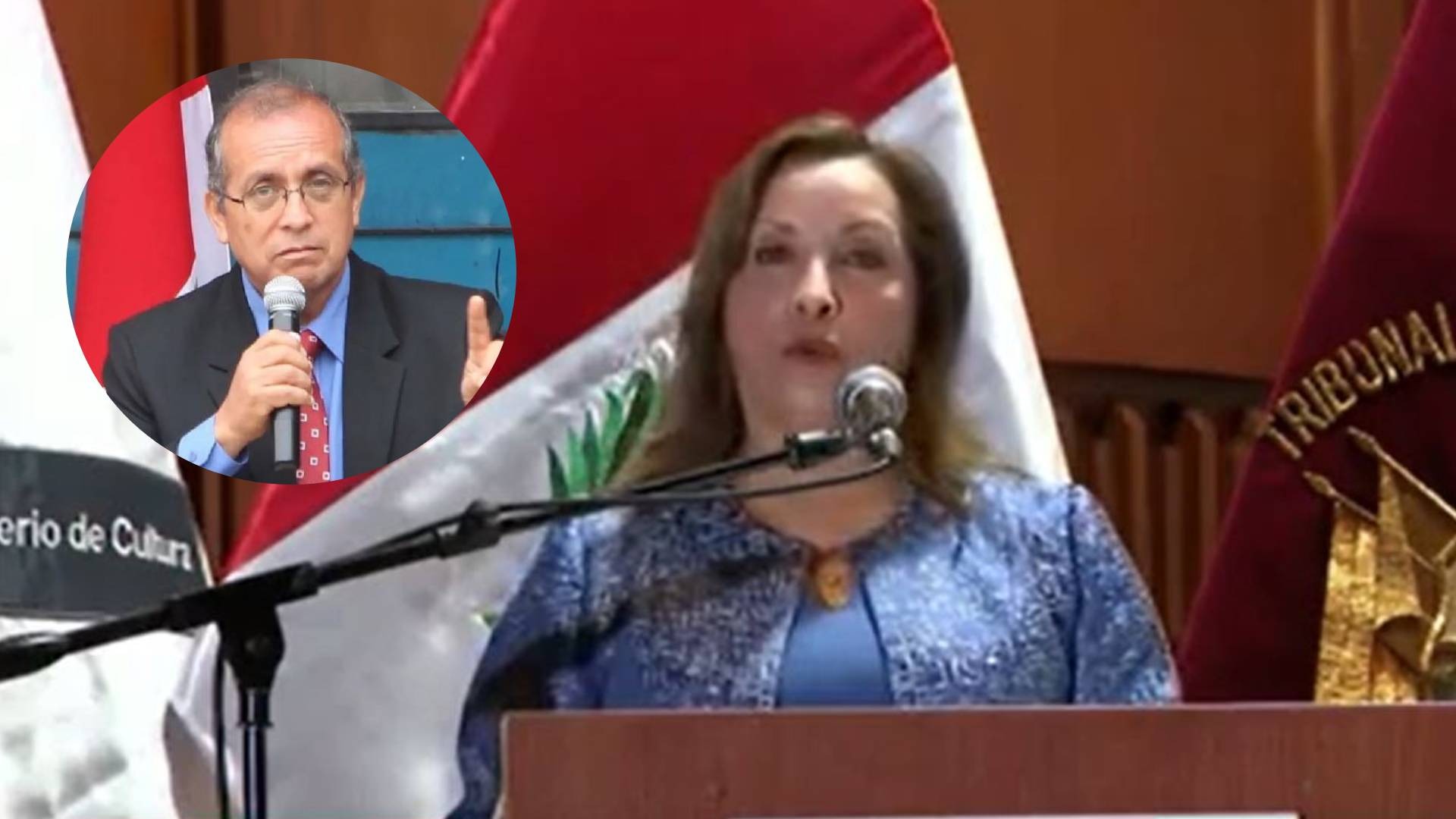 Dina Boluarte evita pronunciarse sobre detención de su hermano.