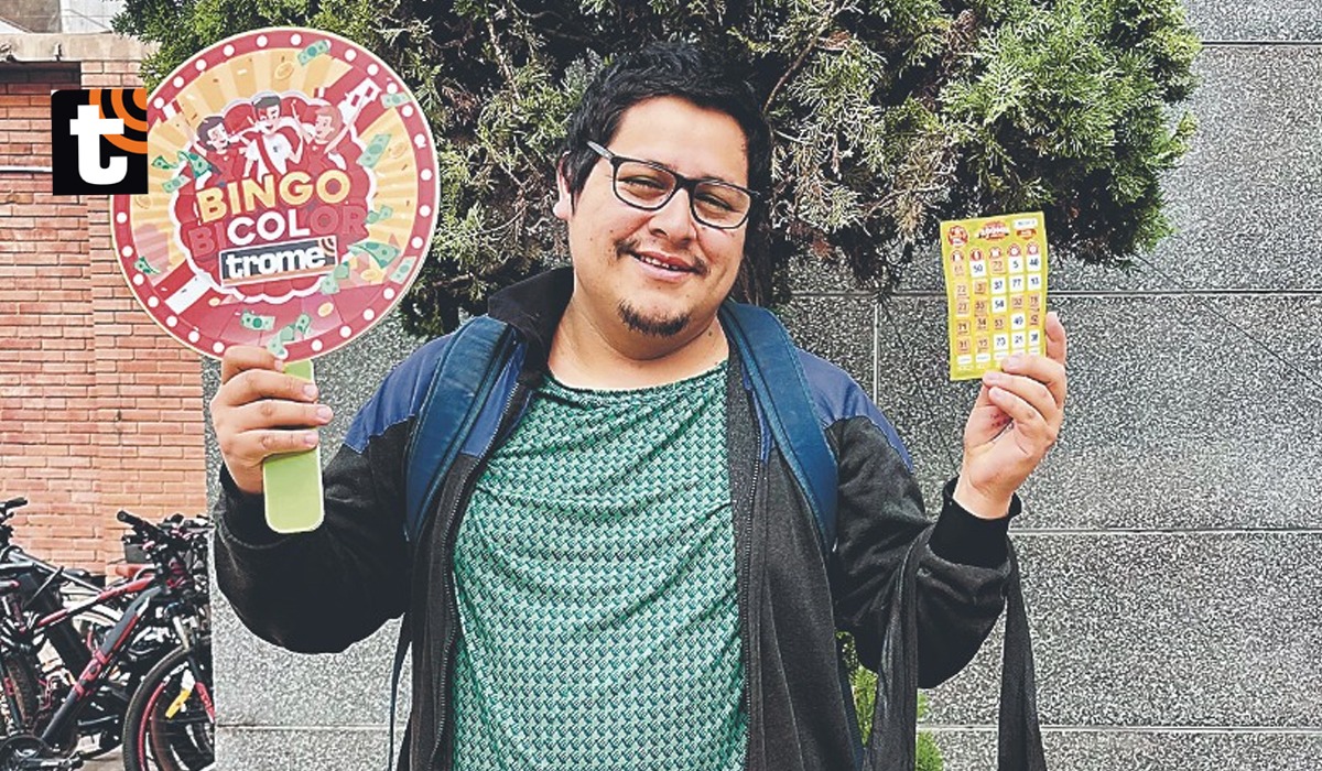 El afortunado comentó que invertirá los 20 mil soles en el negocio de su esposa, quien se dedica a la repostería.