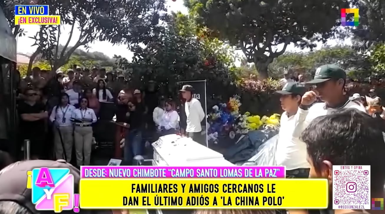 Hija de ‘La China Polo’ rompe en llanto al despedir a su madre.