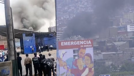 ¡Fuego sin control en La Victoria! Voraz incendio arrasa almacén y amenaza viviendas en jirón Raimondi [V...
