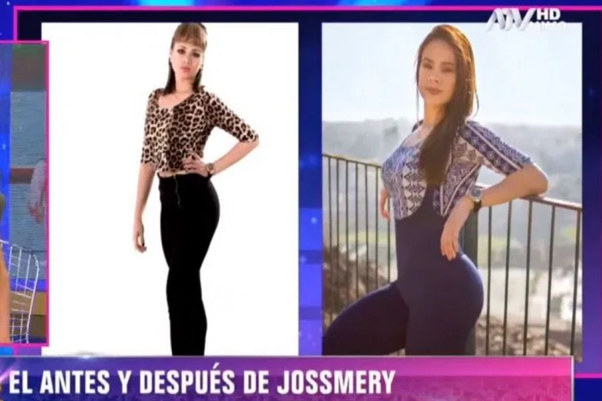 El antes y después de Jossmery Toledo (Foto: Captura de pantalla "Magaly Tv, la firme")