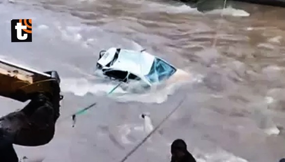 Huancavelica: río cae al río y menor desaparece