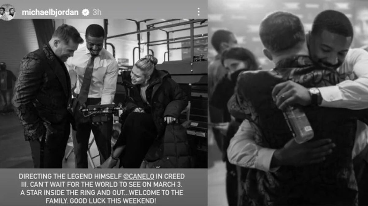 El post que puso Jordan en su historia de Instagram (Foto: Michael B. Jordan / Instagram)