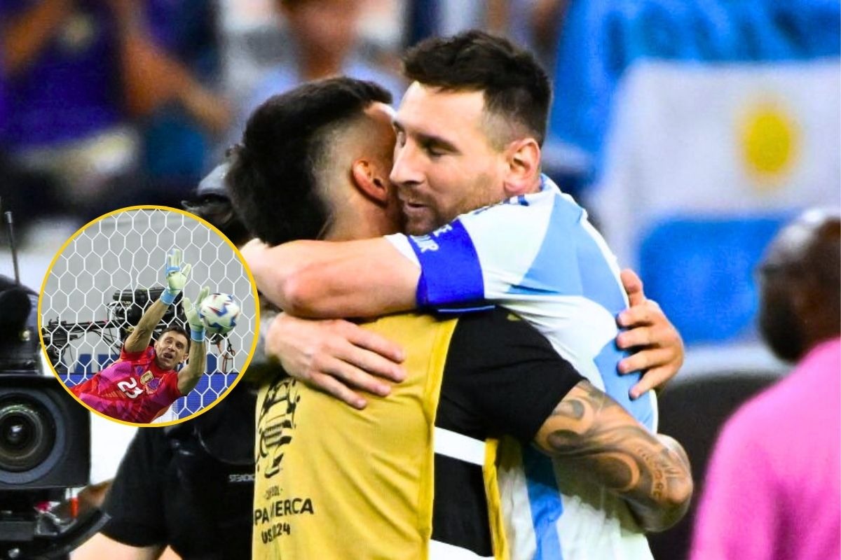 Argentina festeja tras vencer a Ecuador en cuartos de final de Copa América (Foto: AFP)