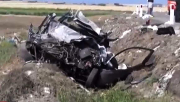 Accidente en carretera de Trujillo