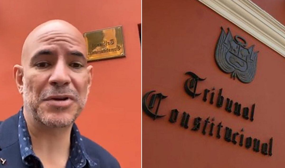 Ricardo Morán estuvo presente en audiencia del Tribunal Constitucional este miércoles 9 de agosto | Imagen: Composición EC