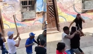 ¡SANGRE EN EL PASAJE DE LA SALSA! Brutal pelea con palos y cuchillos entre familias convirtió la música en violencia en pleno Callao