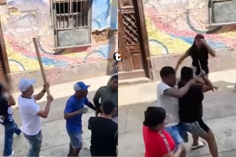 ¡SANGRE EN EL PASAJE DE LA SALSA! Brutal pelea con palos y cuchillos entre familias convirtió la música e...