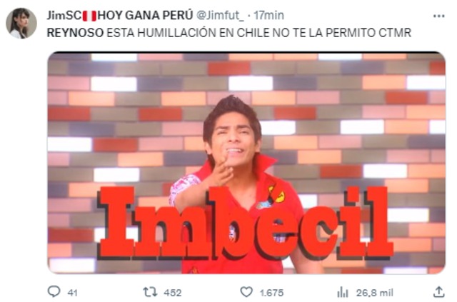 Usuarios de las redes sociales piden la renuncia de Reynoso con divertidos memes tras la derrota de Perú ante Chile