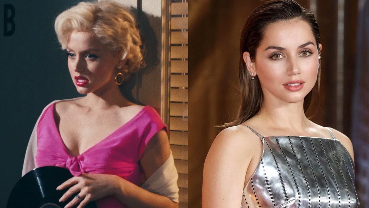 La esperada interpretación de Ana de Armas como Marilyn Monroe (Fotos: Netflix | IG @ana_d_armas)
