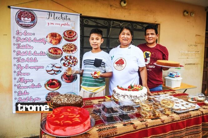 Mechita cuenta su historia de esfuerzo y el apoyo a otras mujeres a través de UNACEM. (Isabel Medina / Trome).
