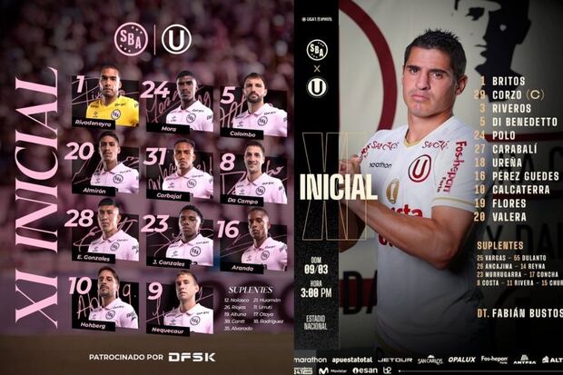 Universitario y Sport Boys anuncian su oncena (@universitario)